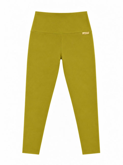 Avocado Atelier Made For More Leggings without pockets, displayed alone with a wide waistband and gold-tone Phural tag.