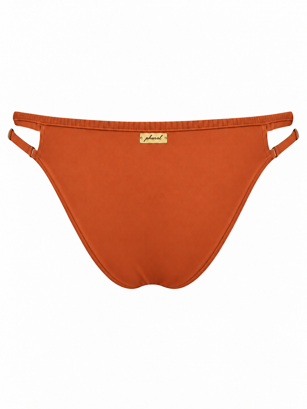 PHURAL Thanks For The Space Bikini Bottoms in Pumpkin Spice — back view