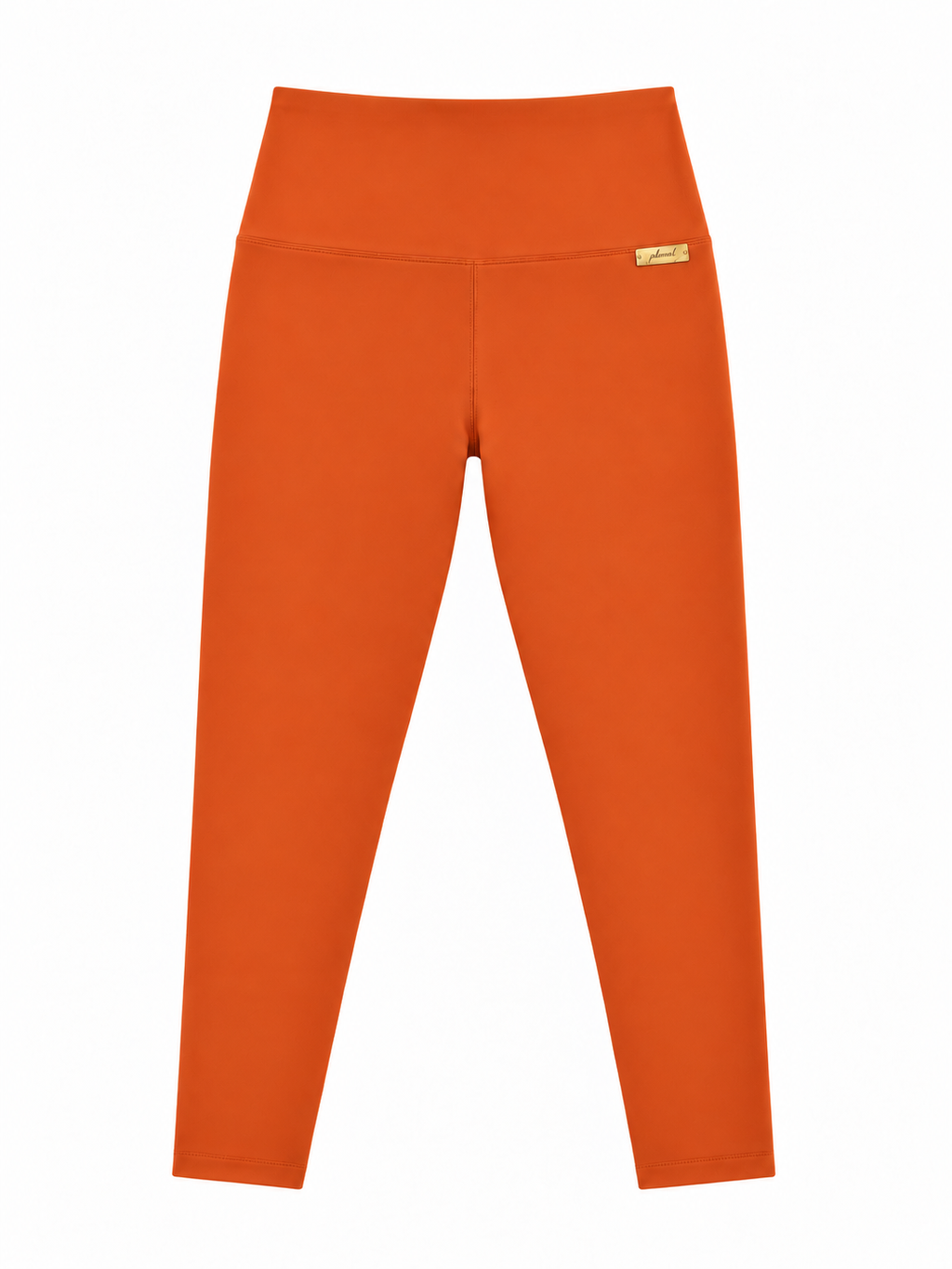 PHURAL Made For More Leggings in Pumpkin Spice — pocket-free rear view