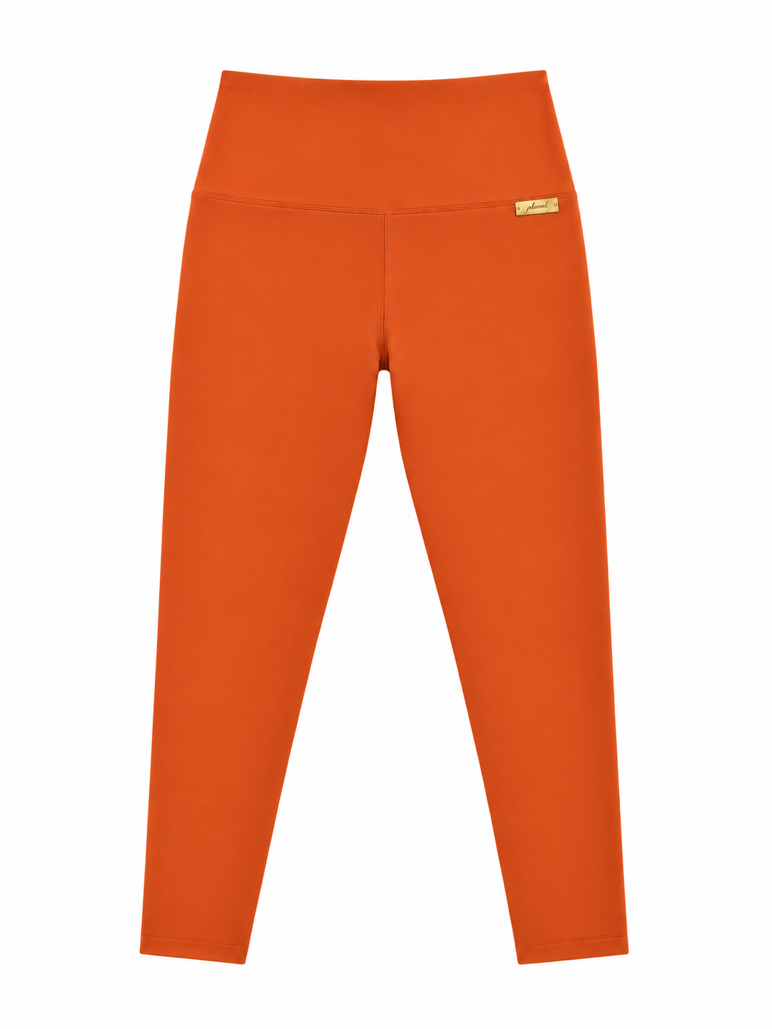 PHURAL Made For More Leggings in Pumpkin Spice — pocket-free rear view
