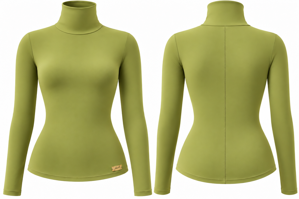 PHURAL Please, I’m Above This Turtleneck — Avocado Atelier front and back
