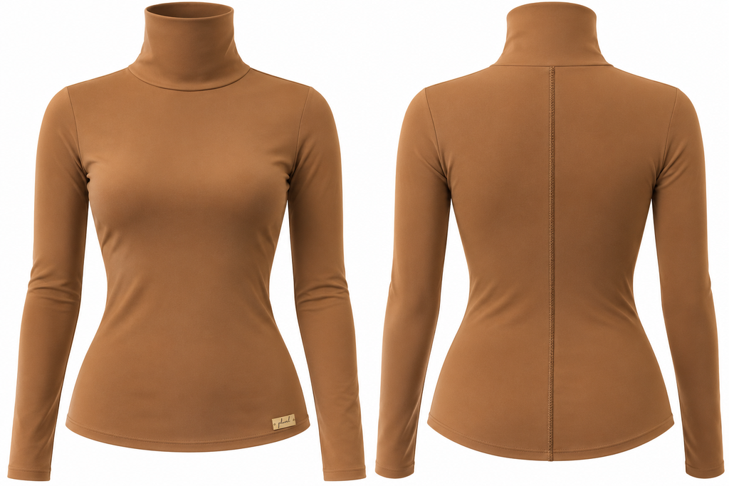 PHURAL Please, I’m Above This Turtleneck — Coco Cashmere front and back